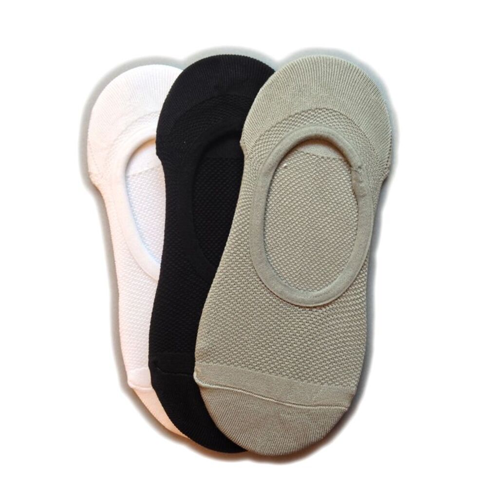 Silky Womens/Ladies Trainer Liners (3 Pairs) / Assorted